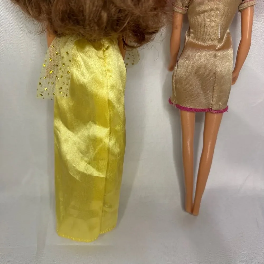 2 Dolls with dresses